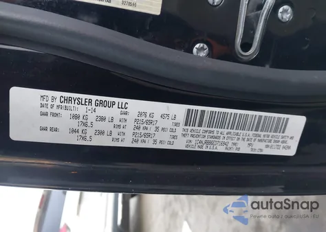 2014 Jeep Patriot Sport из США, поврежденный, VIN 1C4NJRBB6ED716942